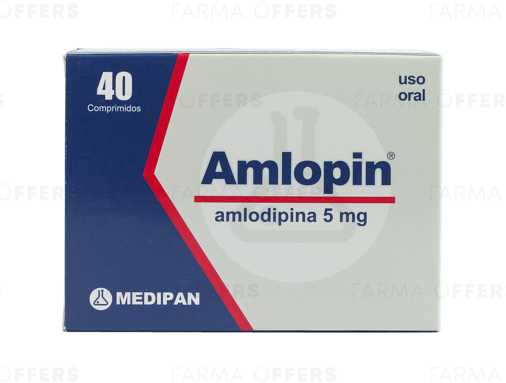 AMLOPIN TABL 5.00MG, 1 de 30