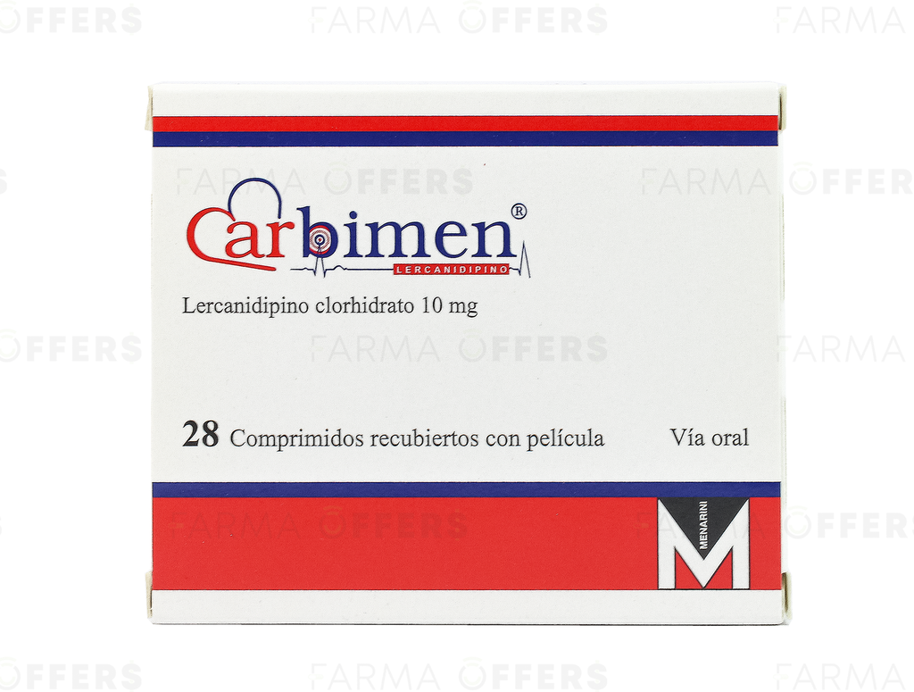 CARBIMEN TABL RECUBIE 10mg, 1 de 28