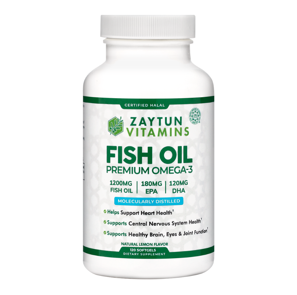 Halal Fish Oil Omega-3 Softgels