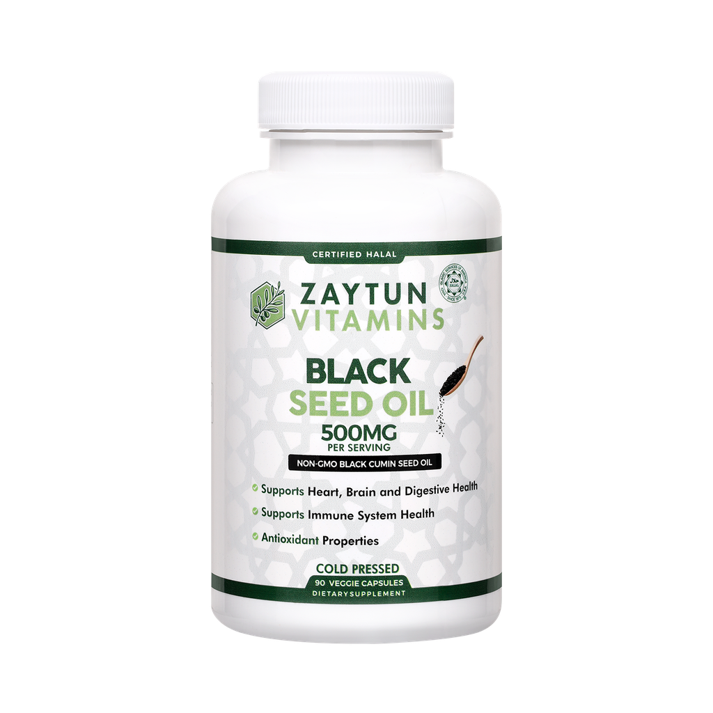 Halal Black Seed Oil Veggie Capsules