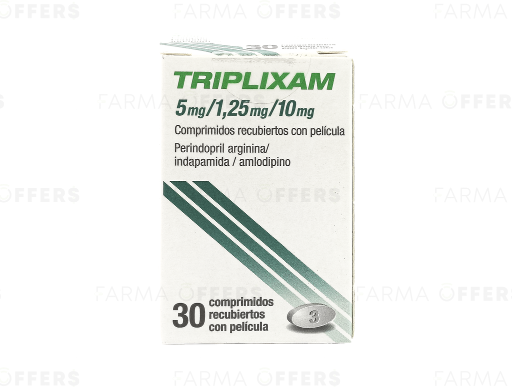 TRIPLIXAM TA.REC 5MG/ 1.25MG x 30 /10