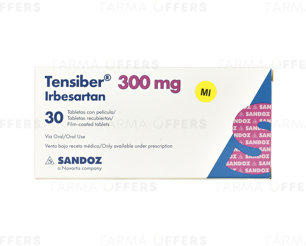 TENSIBER TABL RECUBIE 300MG, 1 de 30