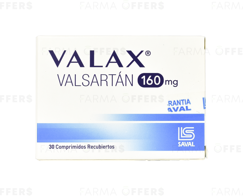 VALAX TABL RECUBIE 160MG, 1 de 30