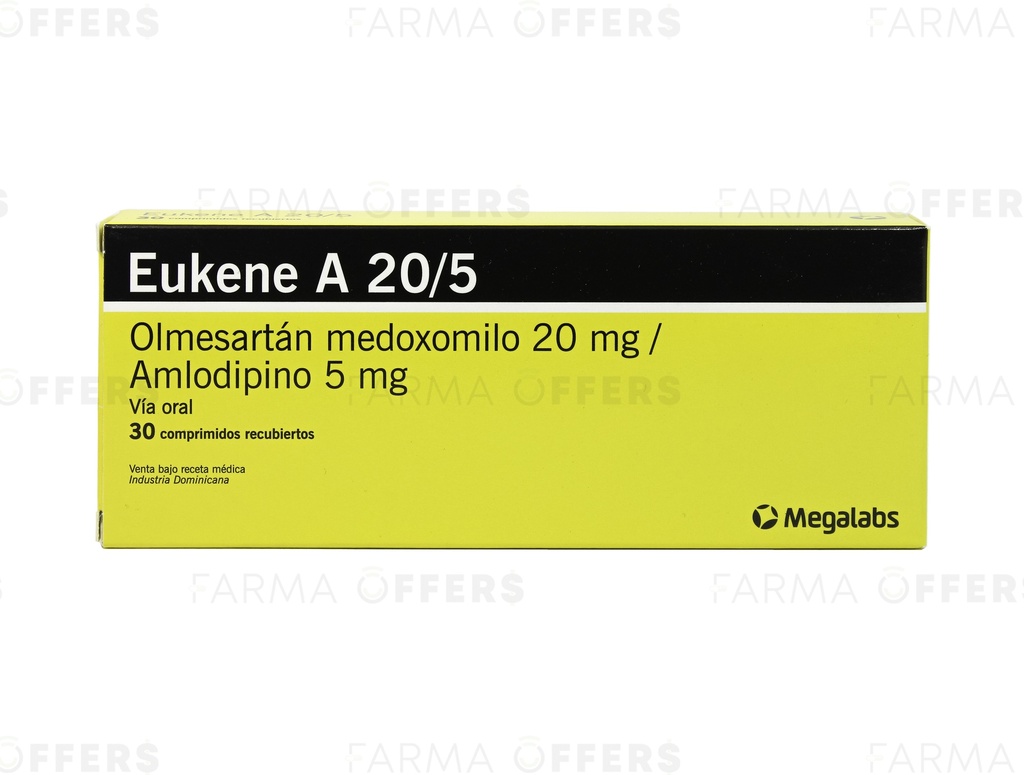 EUKENE A TABL RECUBIE 20mg/5, 1 de 30 