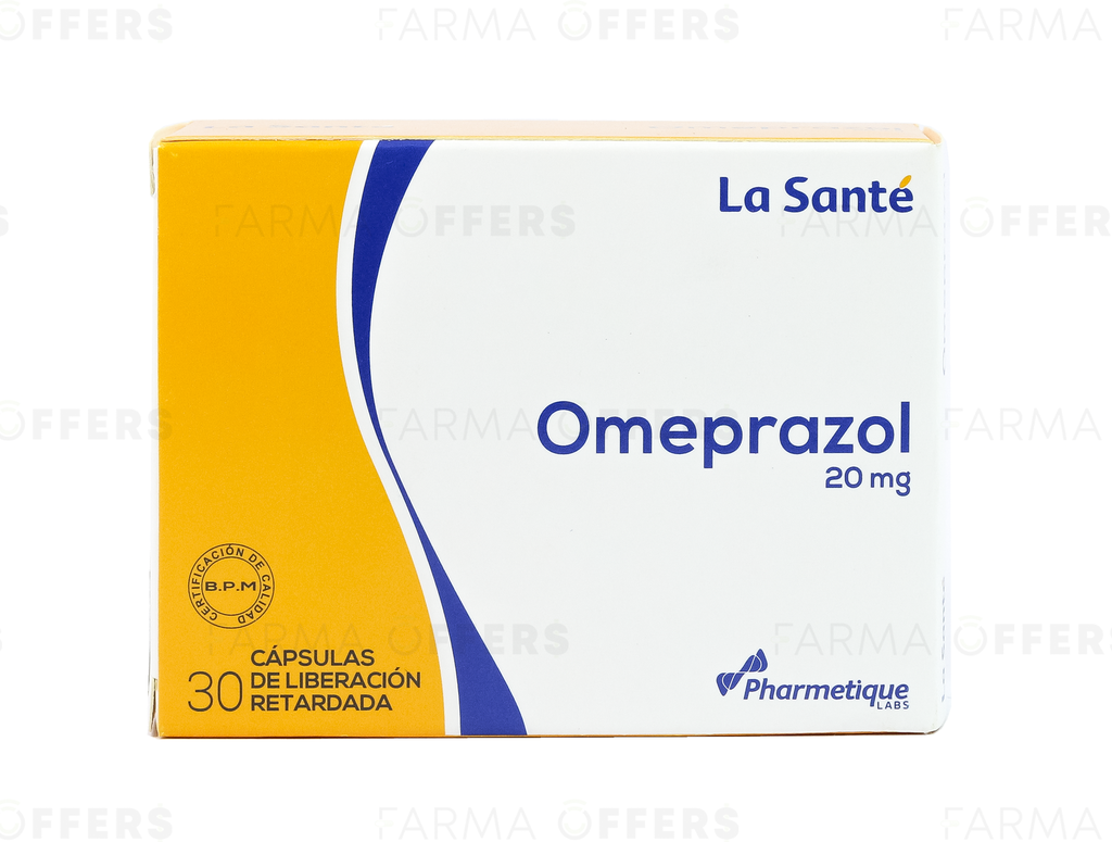 OMEPRAZOL-LST CAPS 20mg, 1 de 30