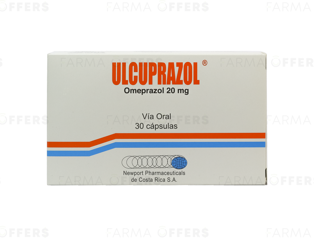 ULCUPRAZOL CAPS 20mg, 1 de 30