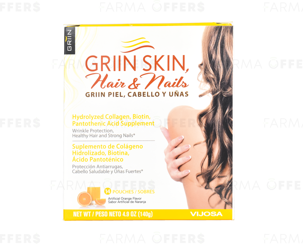 GRIIN SKIN HAIR&amp;NA SOBRES 10ML x 14