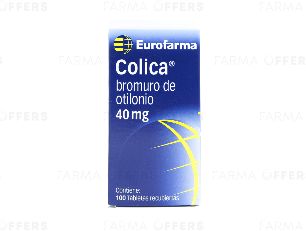 COLICA TABL RECUBIE 40mg, 1 de 100