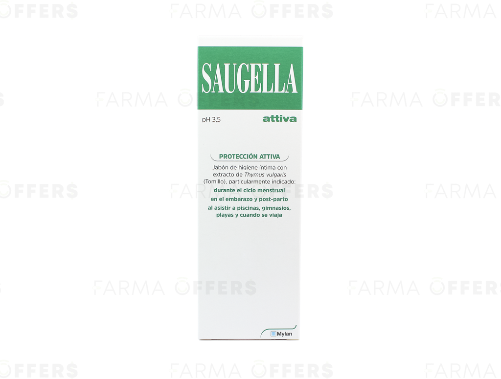 SAUGELLA ATTIVA JABON INTIMO 250ML x 1
