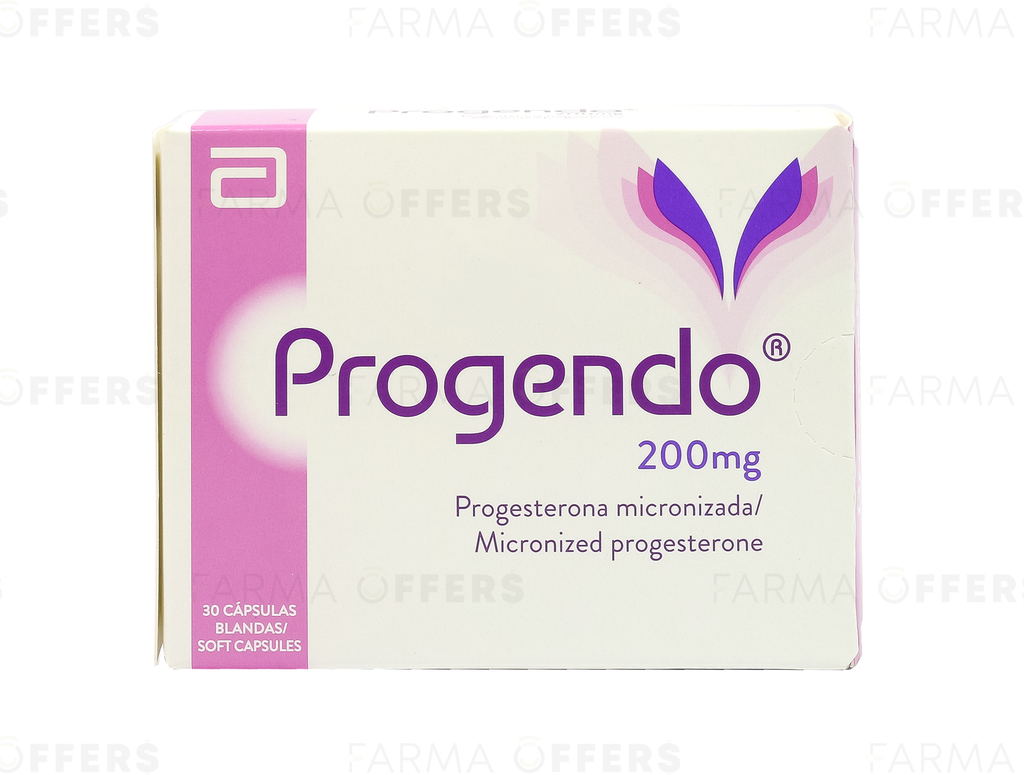 PROGENDO CAPS BLANDA 200MG, 1 de 30