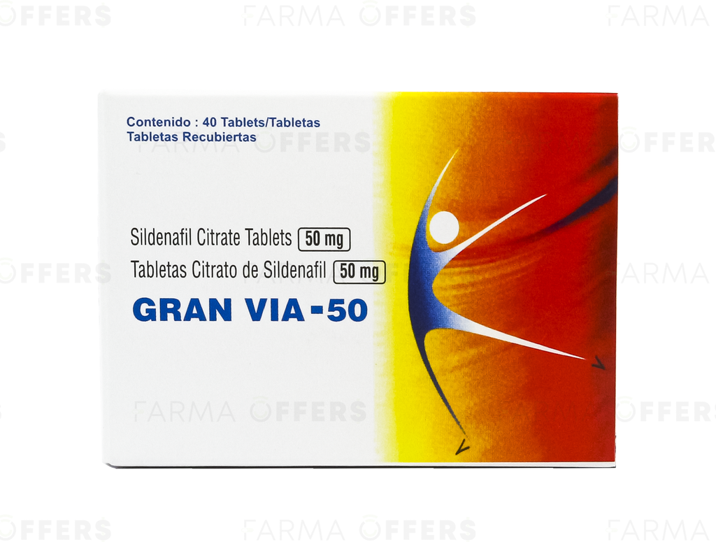 GRAN VIA TABL 50mg, 1 de 40
