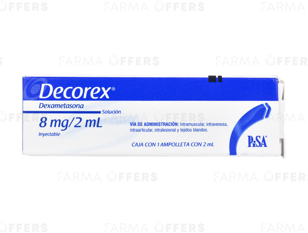 DECOREX AMP. 8.00MG 2ML x 1
