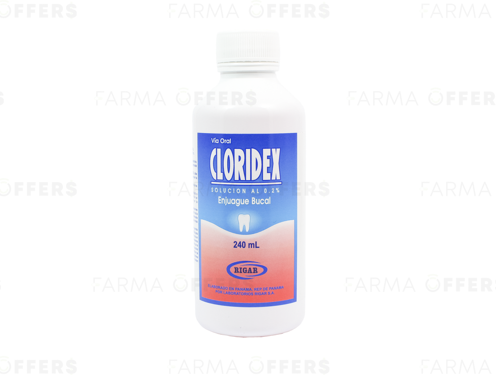 CLORIDEX ENJUAGUE BUC 240ML x 1