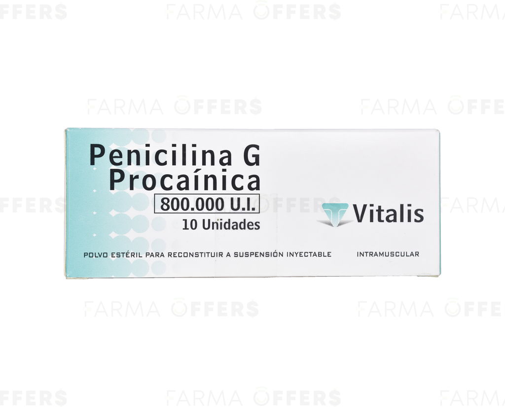 PENICILINA G PROC. VIAL LIOF 800K, 1 de 10