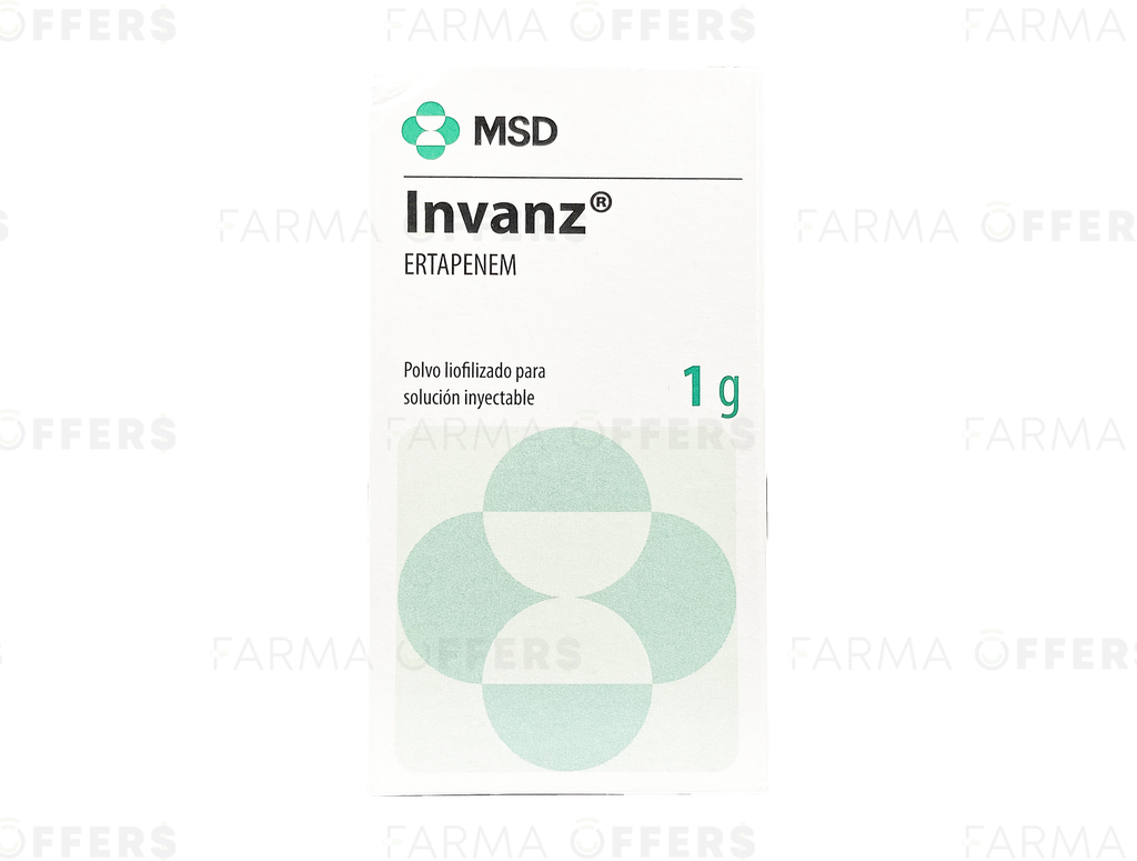 INVANZ VIAL LIOF 1.00G x 1