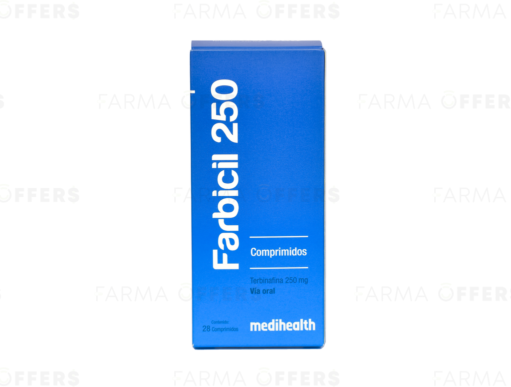 FARBICIL TABL 250MG, 1 de 28