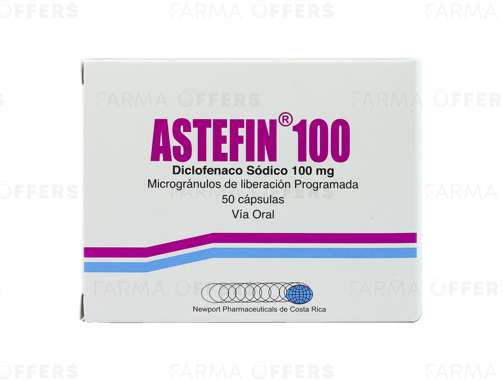 ASTEFIN NEW TABL RETARD 100MG, 1 de 50