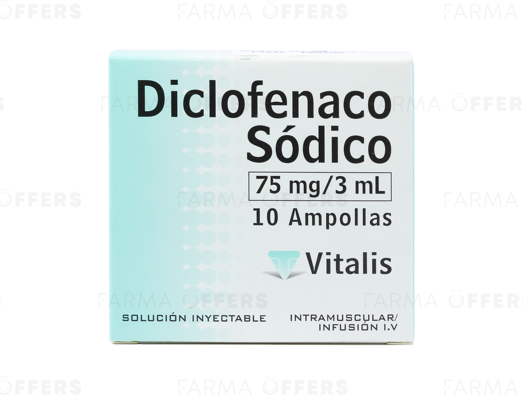 DICLOFENACO A.IM 75mg 3ML, 1 de 10