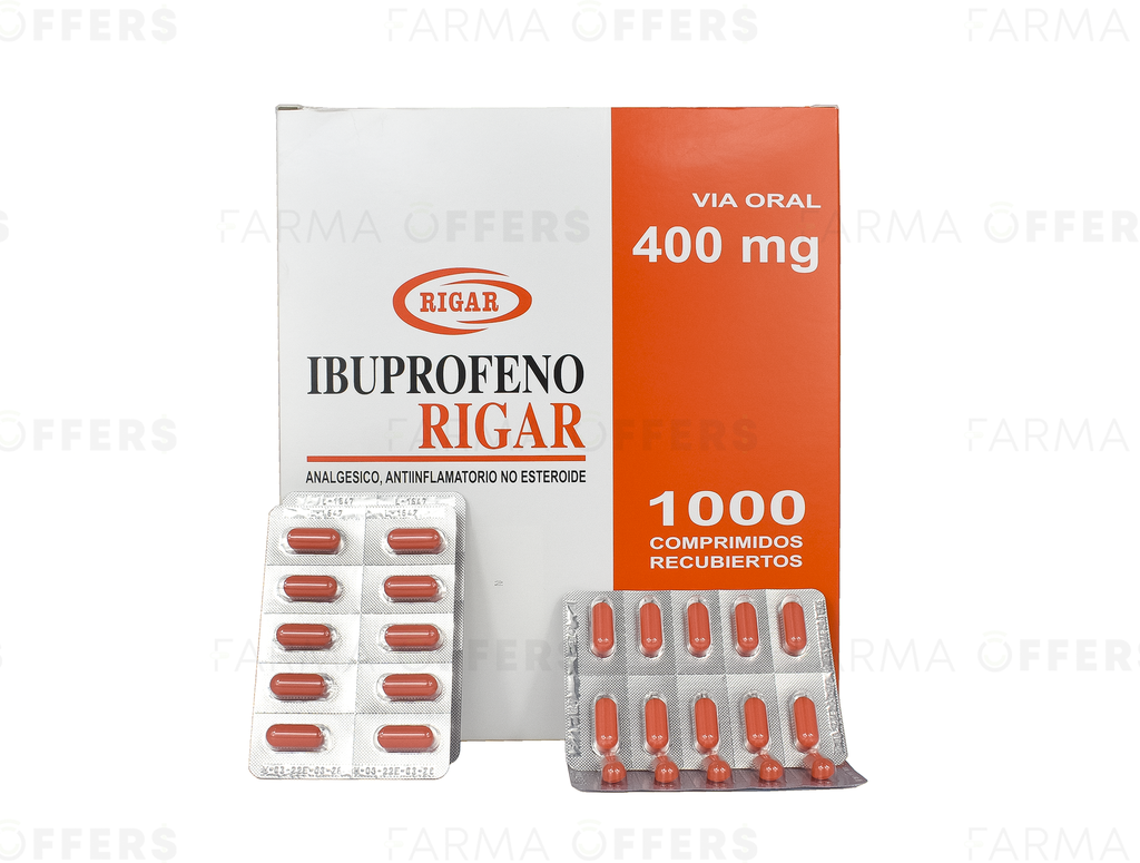 IBUPROFENO TABL 400MG, 1 de 1000