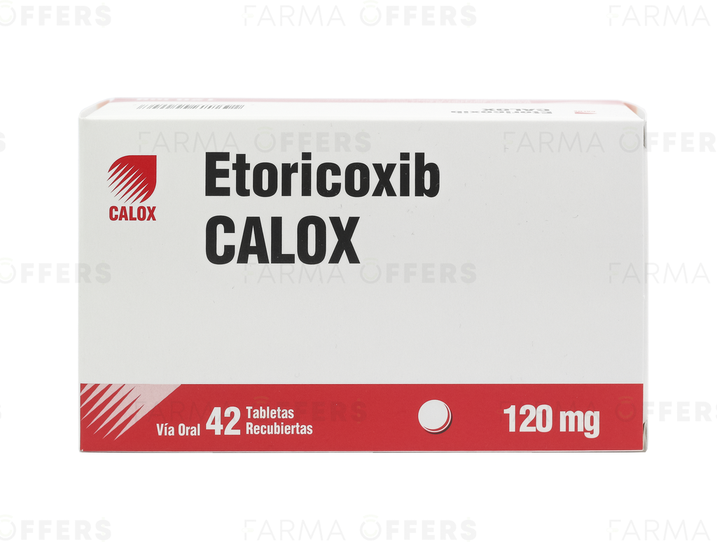 ETORICOXIB TABL RECUBIE 120MG, 1 de 42