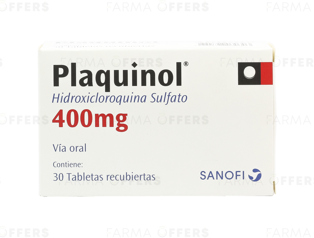 PLAQUINOL TABL 400MG, 1 de 30