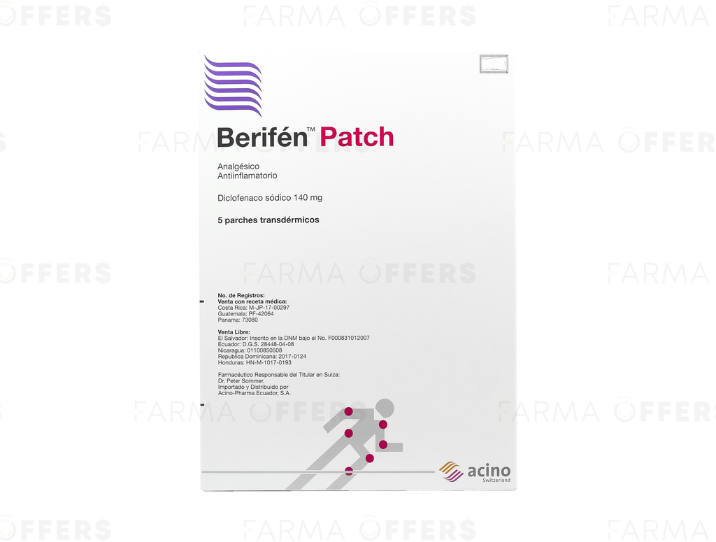 BERIFEN PARCHE 140MG, 1 de 5