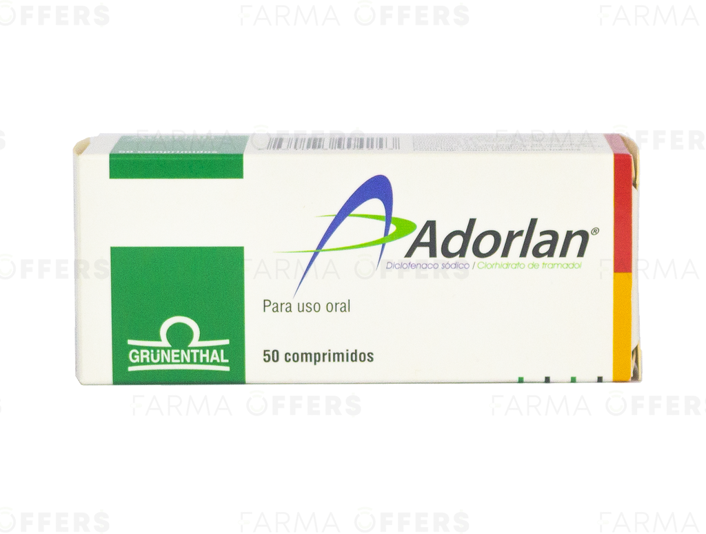 ADORLAN TABL 25MG/ 25mg, 1 de 50