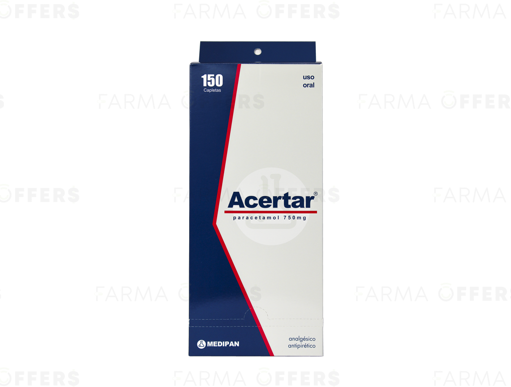 ACERTAR CAPLETS RAN 750MG, 1 de 150