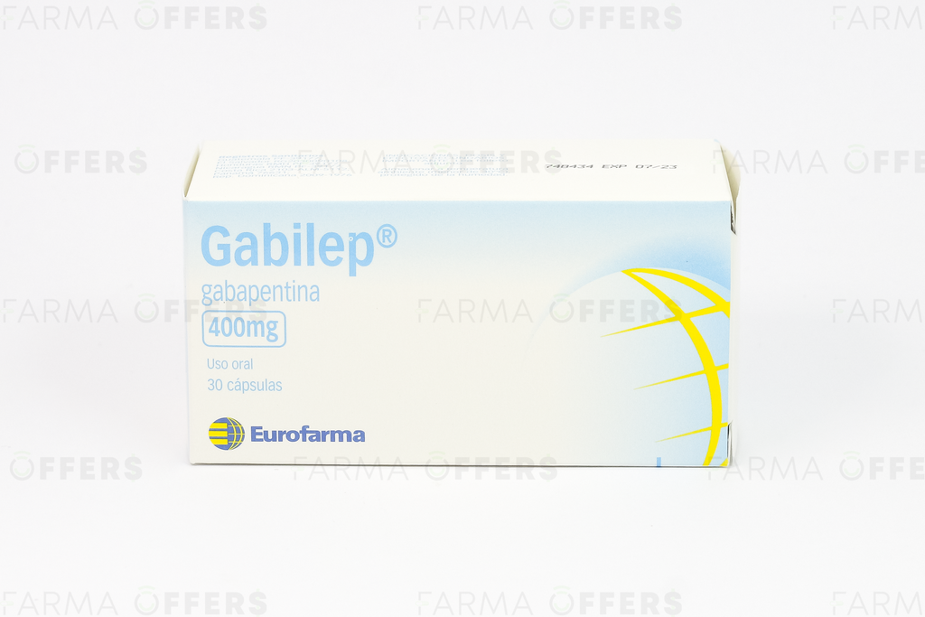 GABILEP CAPS 400MG, 1 de 30