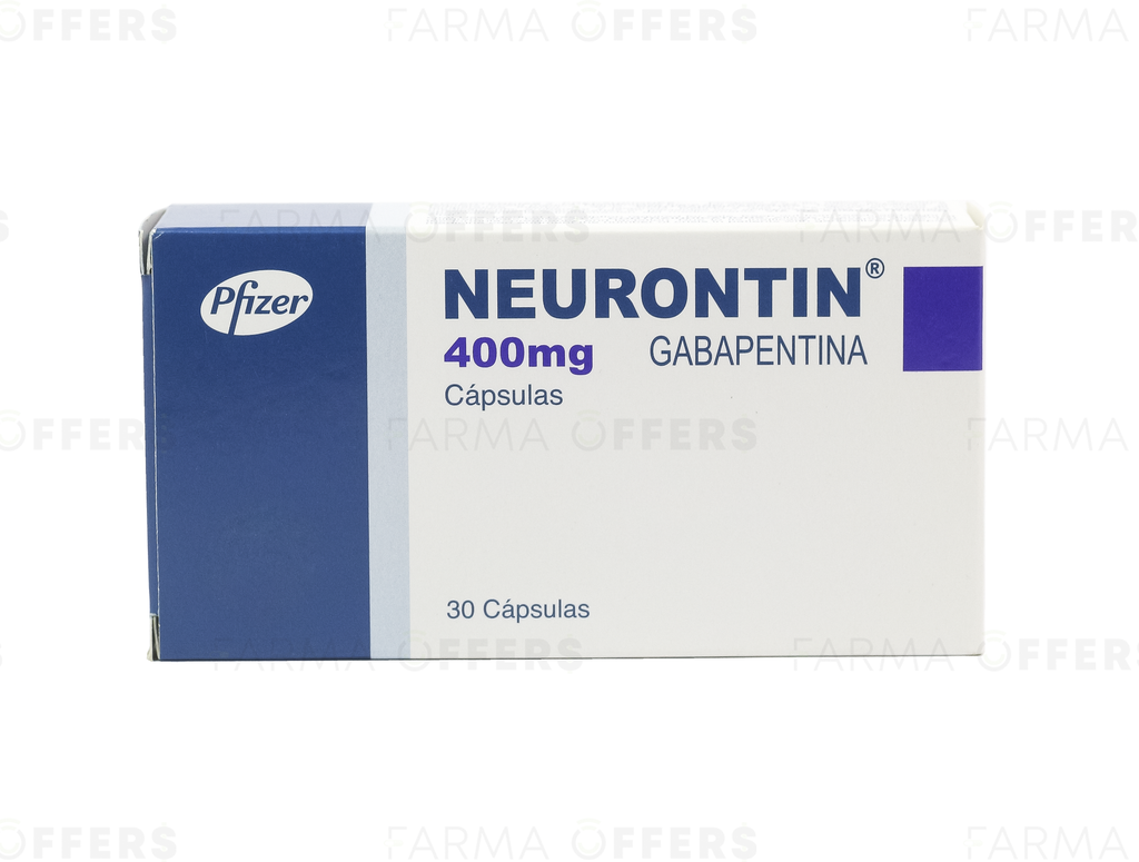 NEURONTIN CAPS 400MG, 1 de 30