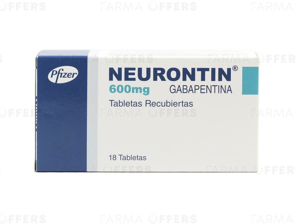 NEURONTIN TABL F.C. 600MG, 1 de 18