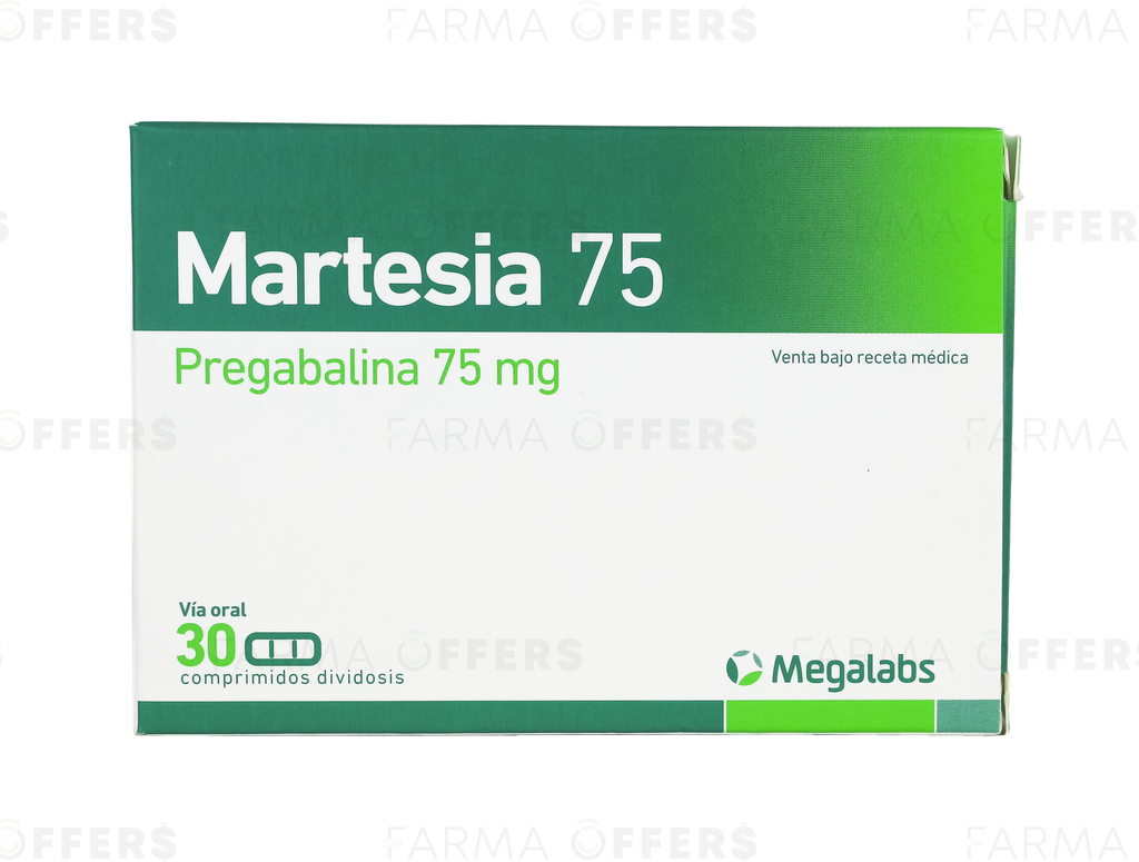 MARTESIA TABL DIVIDOSIS 75mg, 1 de 30