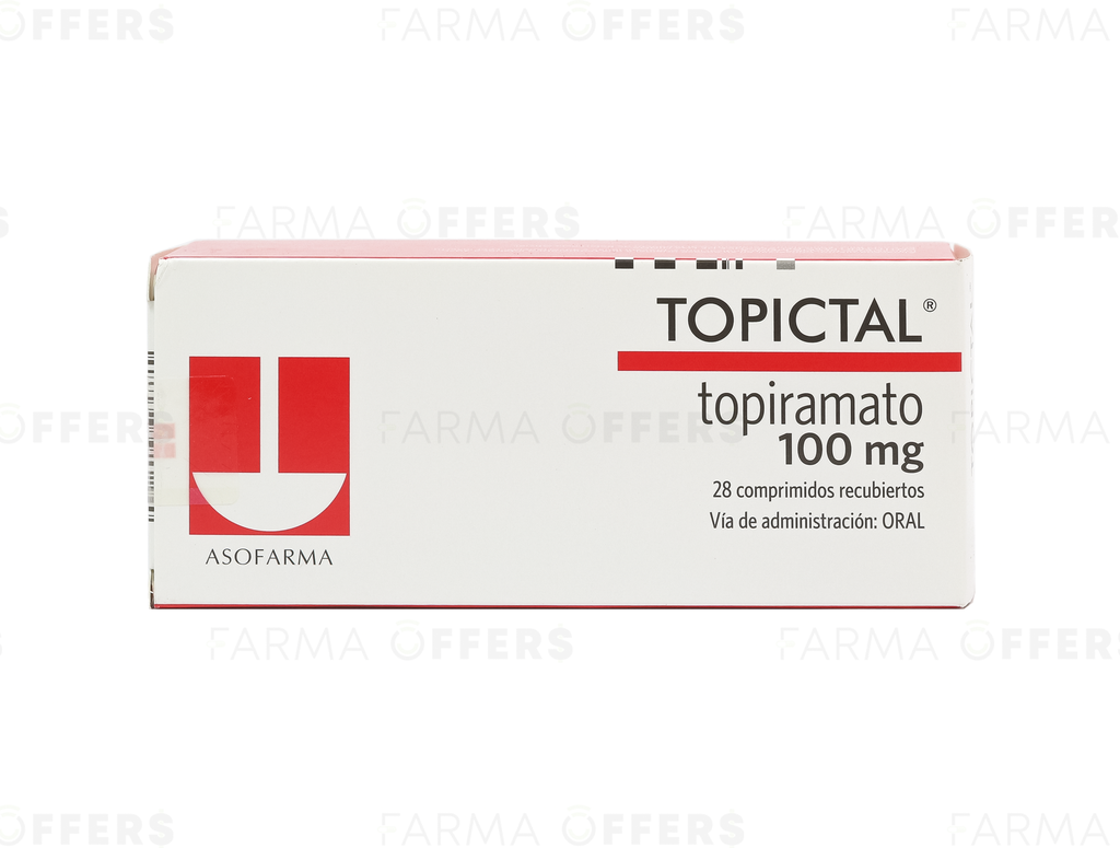 TOPICTAL TABL RECUBIE 100MG, 1 de 28