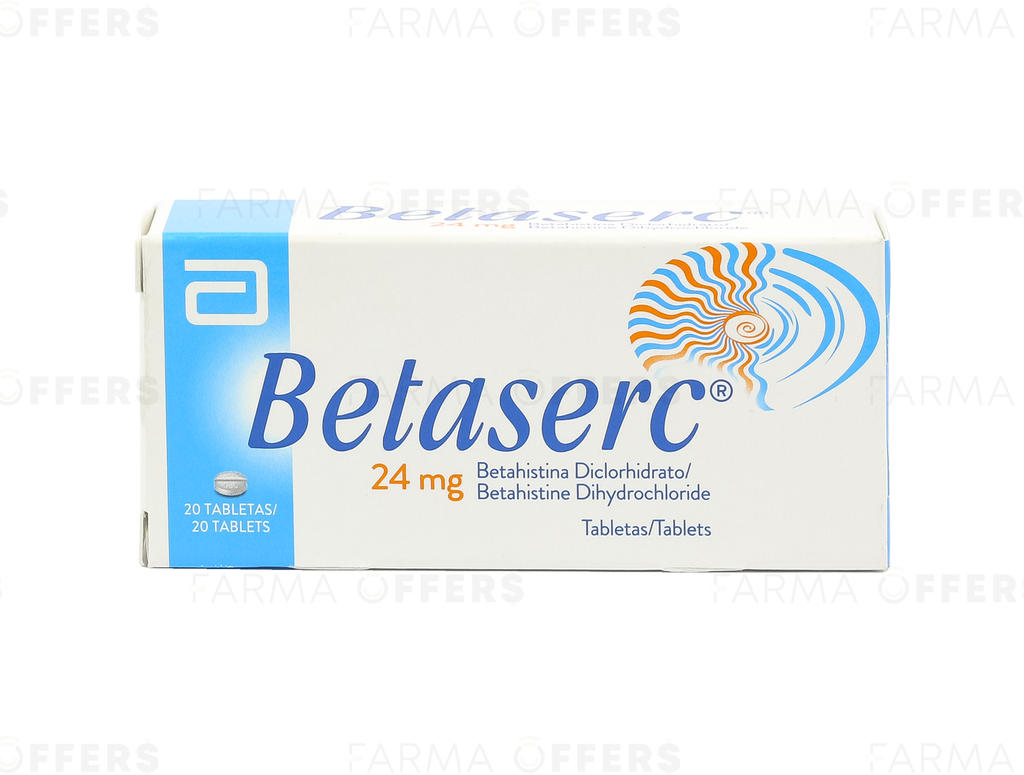 BETASERC CAPS 24mg, 1 de 20