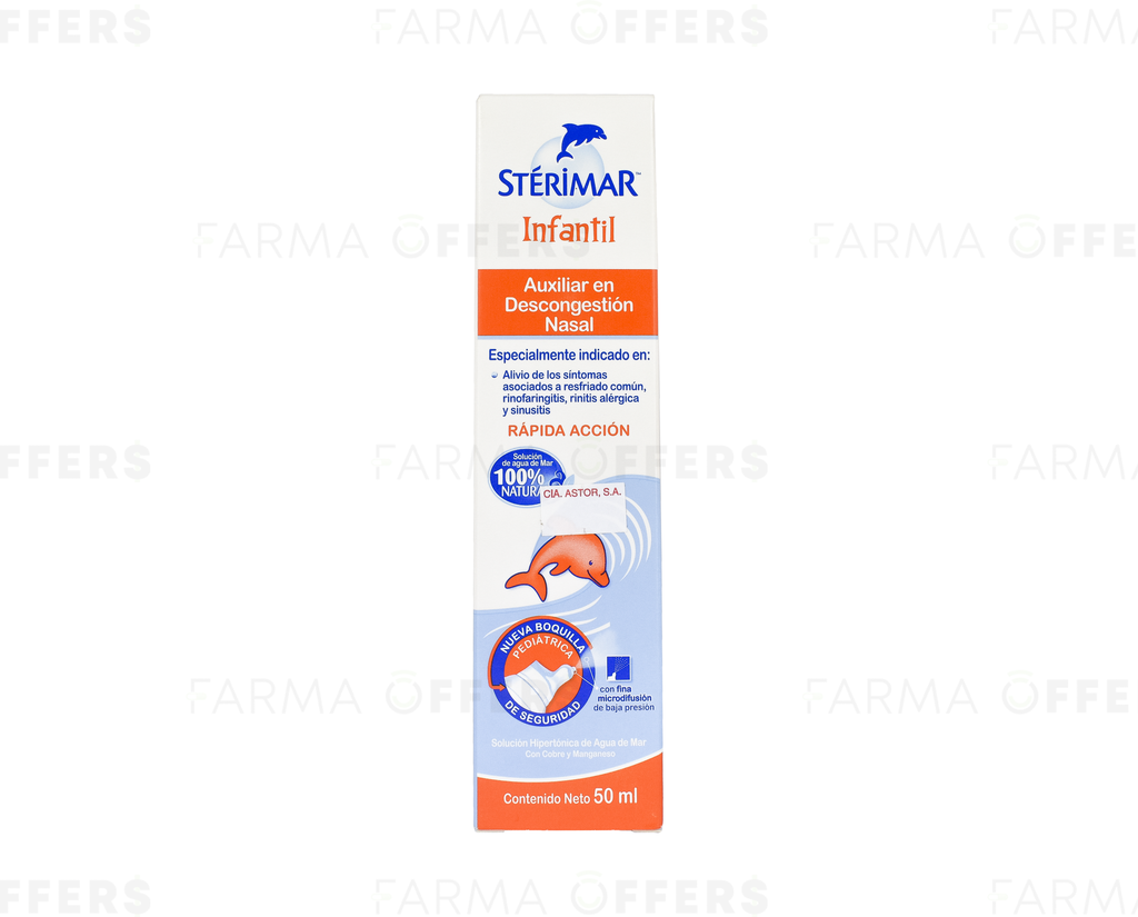STERIMAR HIPERTONI SPRAY NASAL  INF 50ML x 1