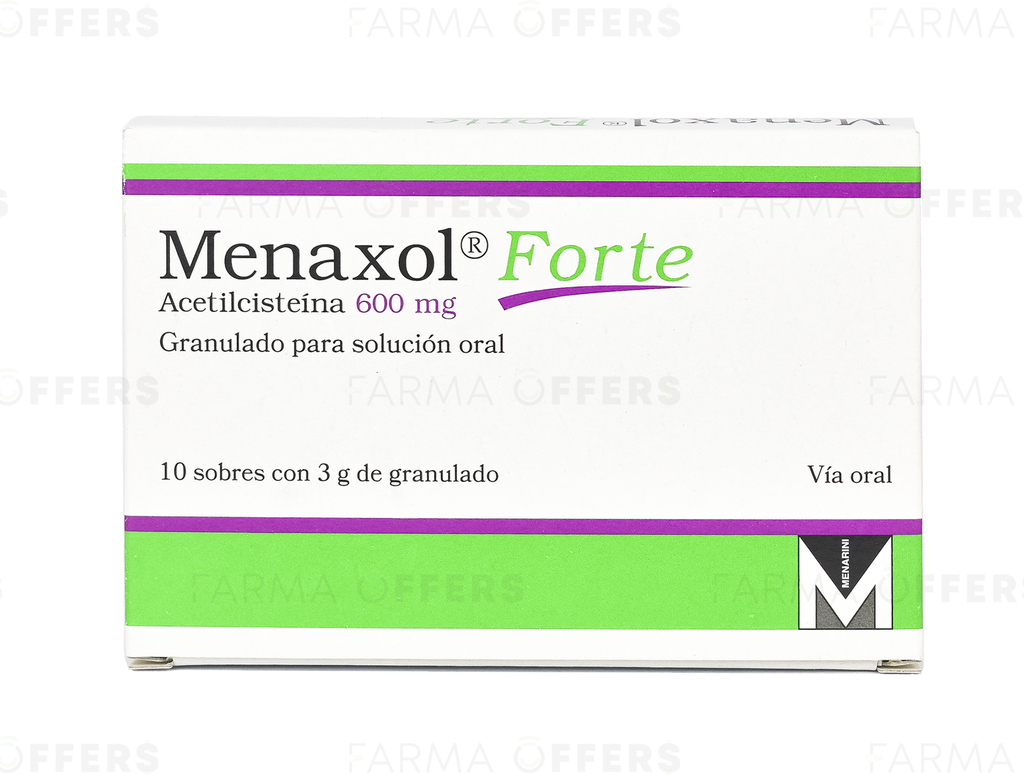 MENAXOL POLVO SOBRES 600MG 3G, 1 de 10 FORT