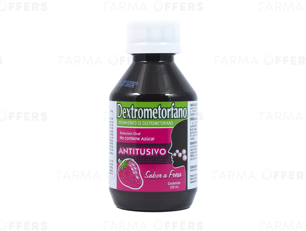 DEXTROMETORFANO SOLN 10mg 120ML x 1 /5ML