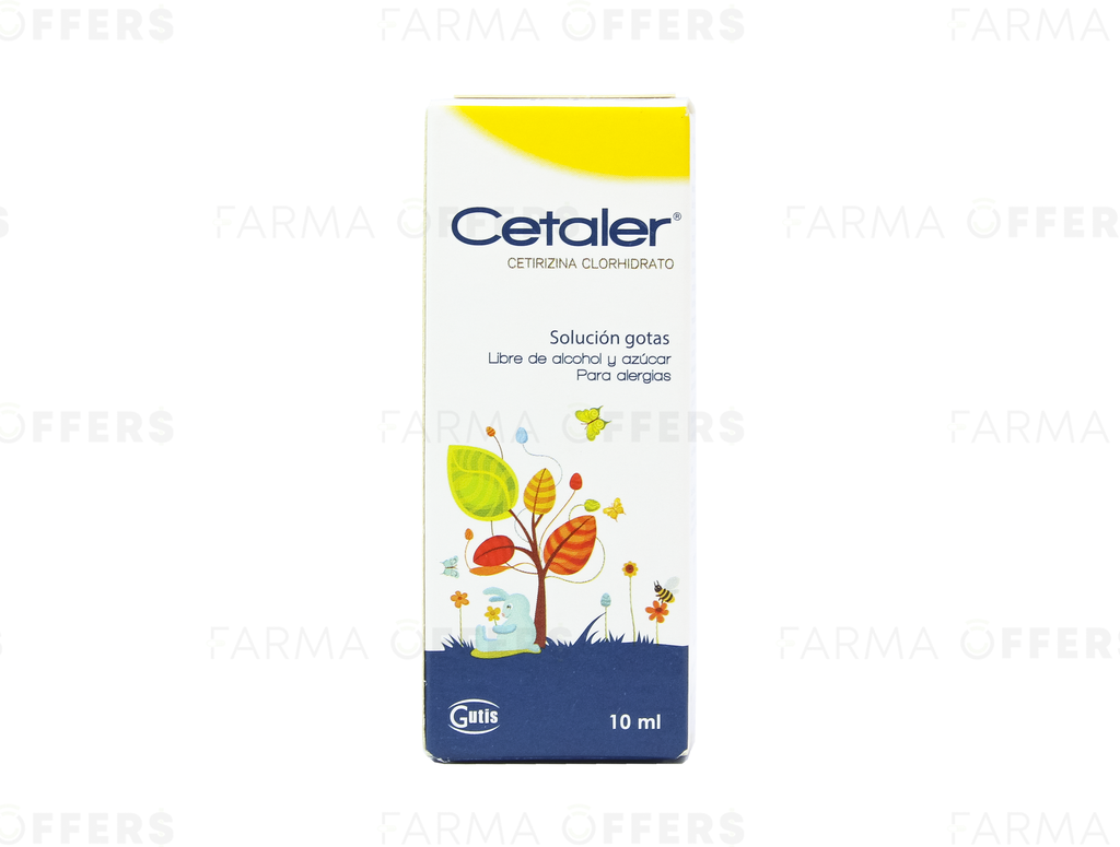 CETALER GOTAS 10mg 10ML x 1 /ML