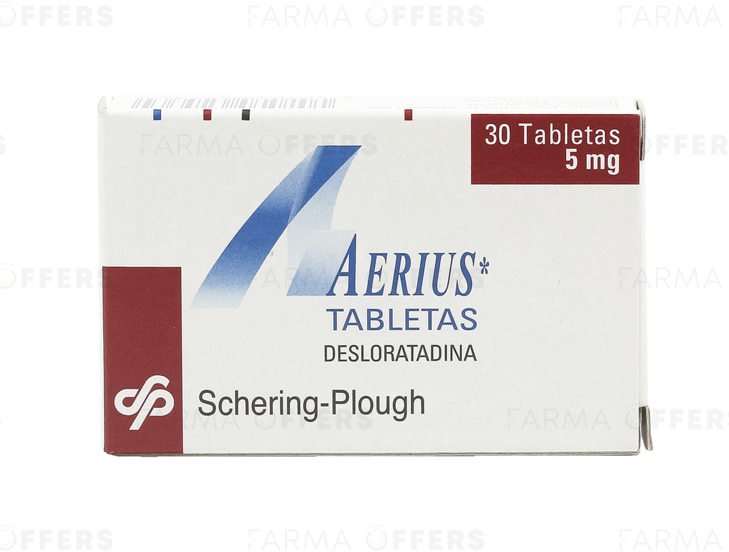 AERIUS TABL RECUBIE 5.00MG, 1 de 30