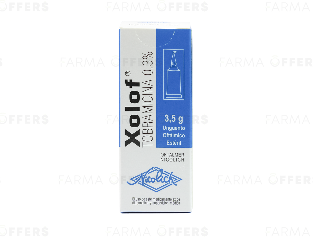 XOLOF UNGT OFTAL 0.30% 3.5G x 1