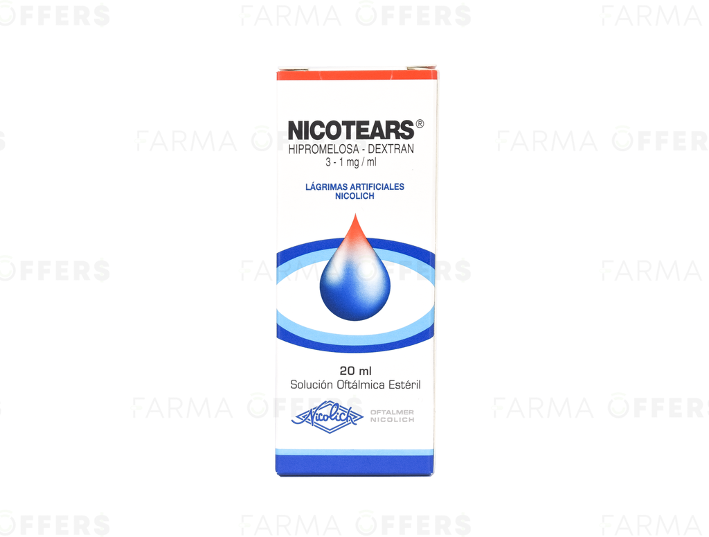 NICOTEARS LAGRI.ARTIFI 20ML x 1