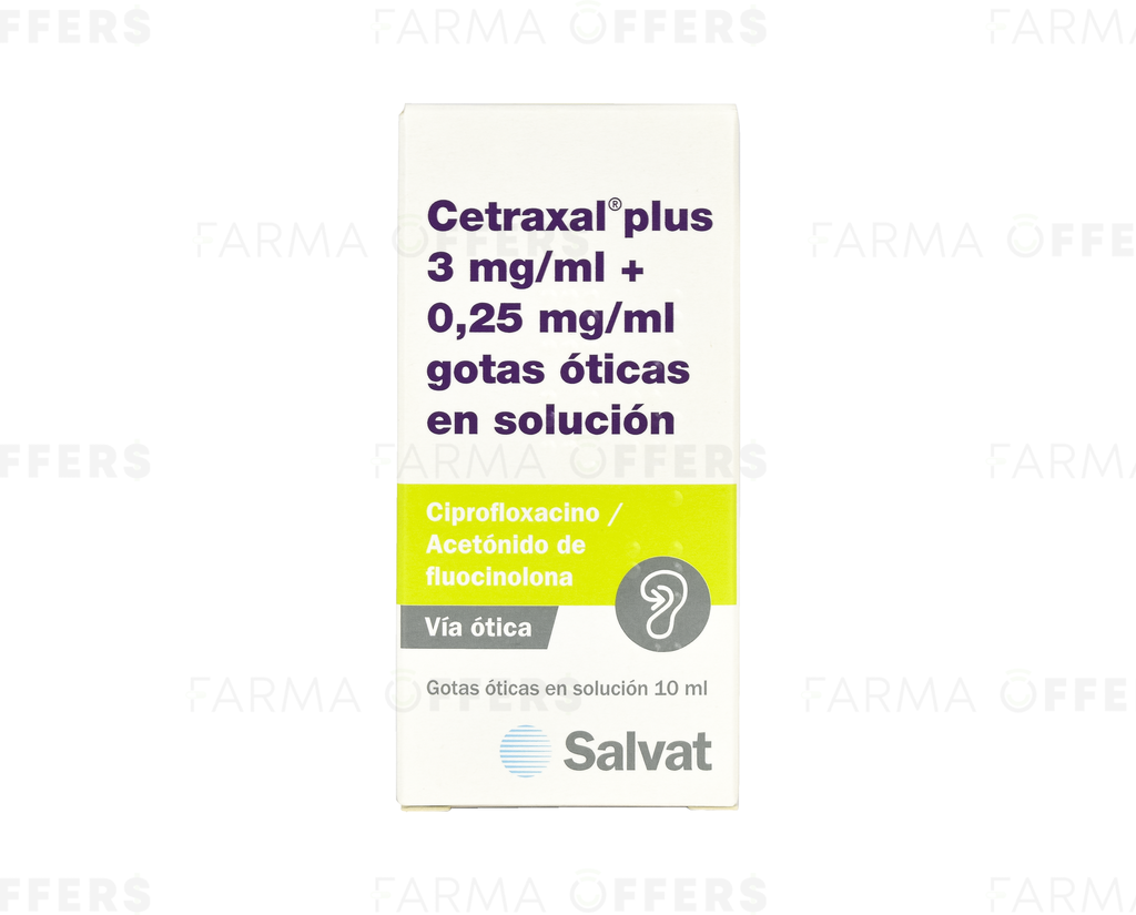 CETRAXAL PLUS SOLN OTO. 10ML x 1