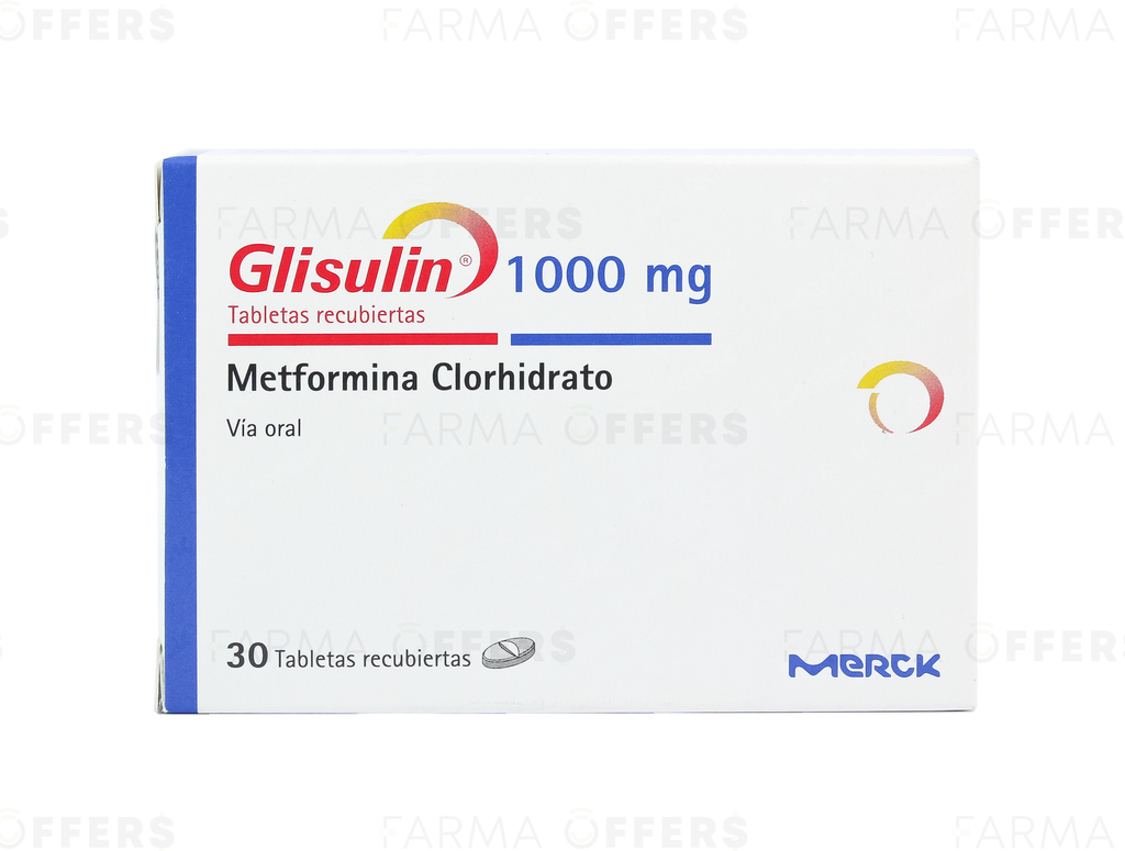 GLISULIN TABL 1.00G, 1 de 30