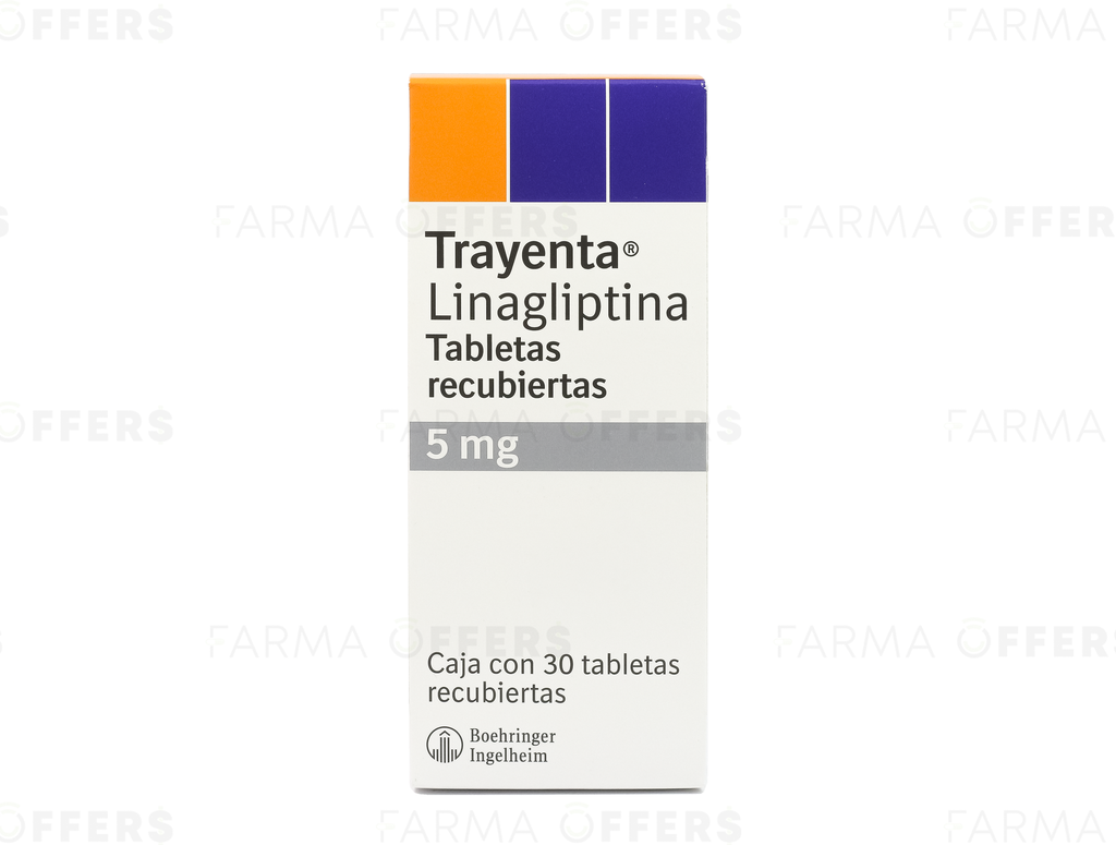 TRAYENTA TABL 5.00MG, 1 de 30