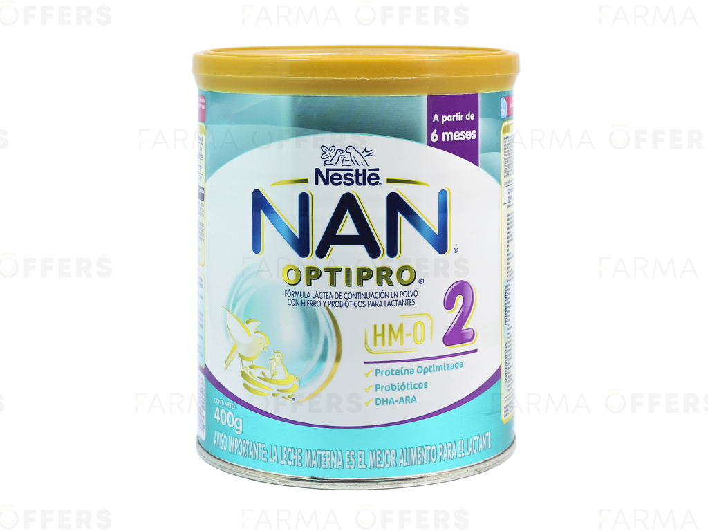 NAN 2 OPTIPRO POLVO LATA 400G x 1