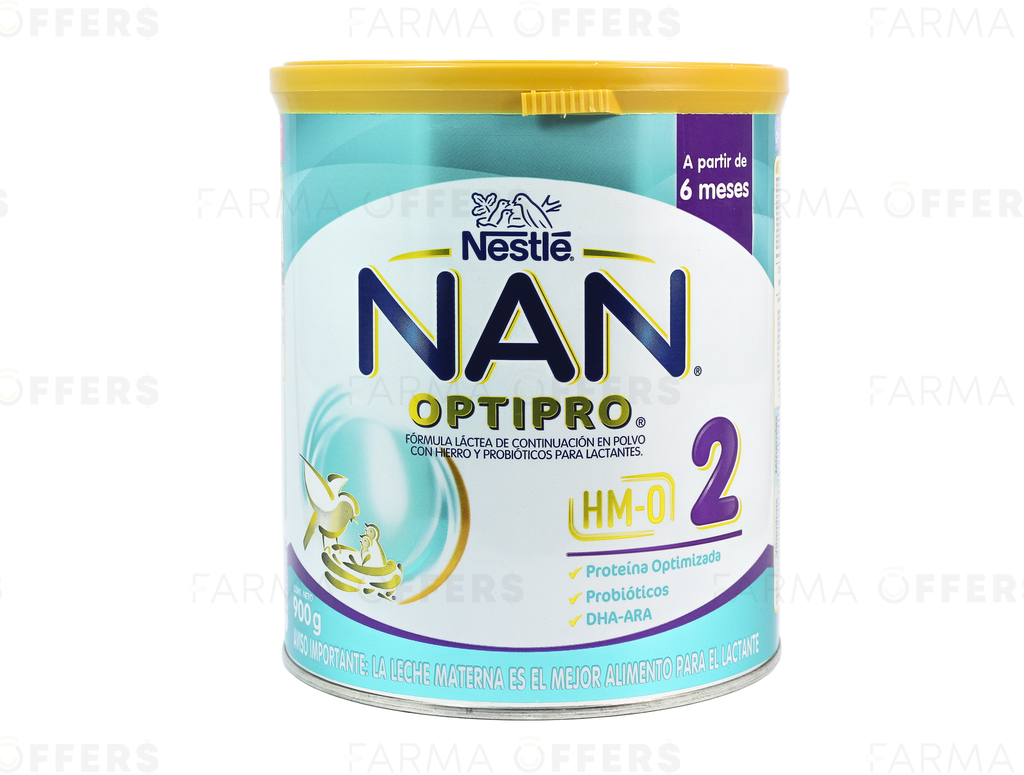 NAN 2 OPTIPRO POLVO LATA 900G x 1