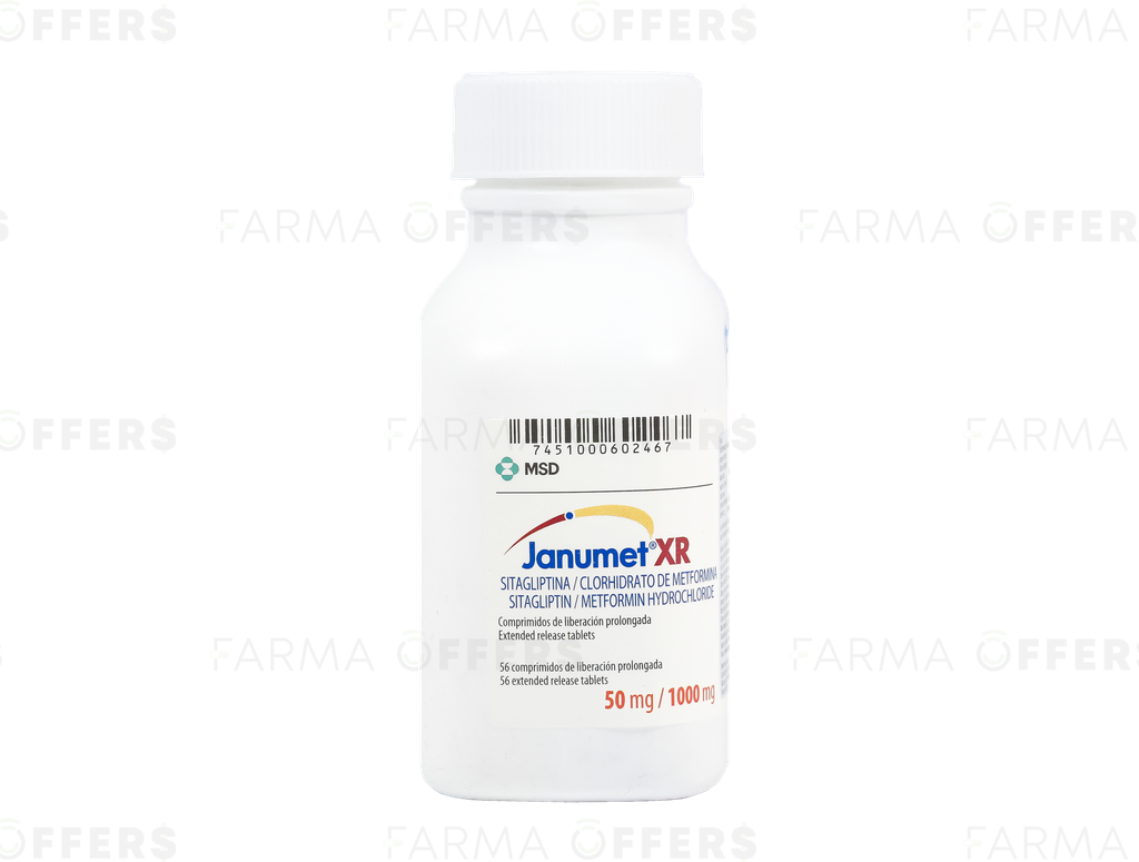 JANUMET XR TAB RE 1000/ 50mg x 56