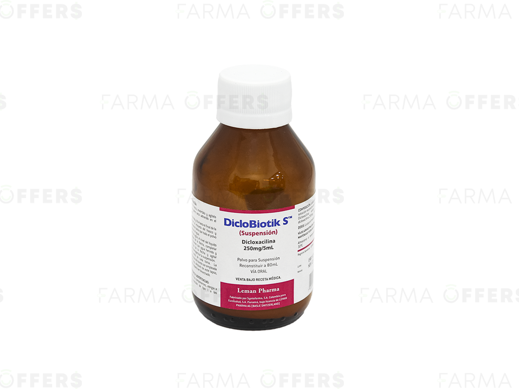 DICLOBIOTIK S POLVO P/SUSP 250MG/5ML 80ML