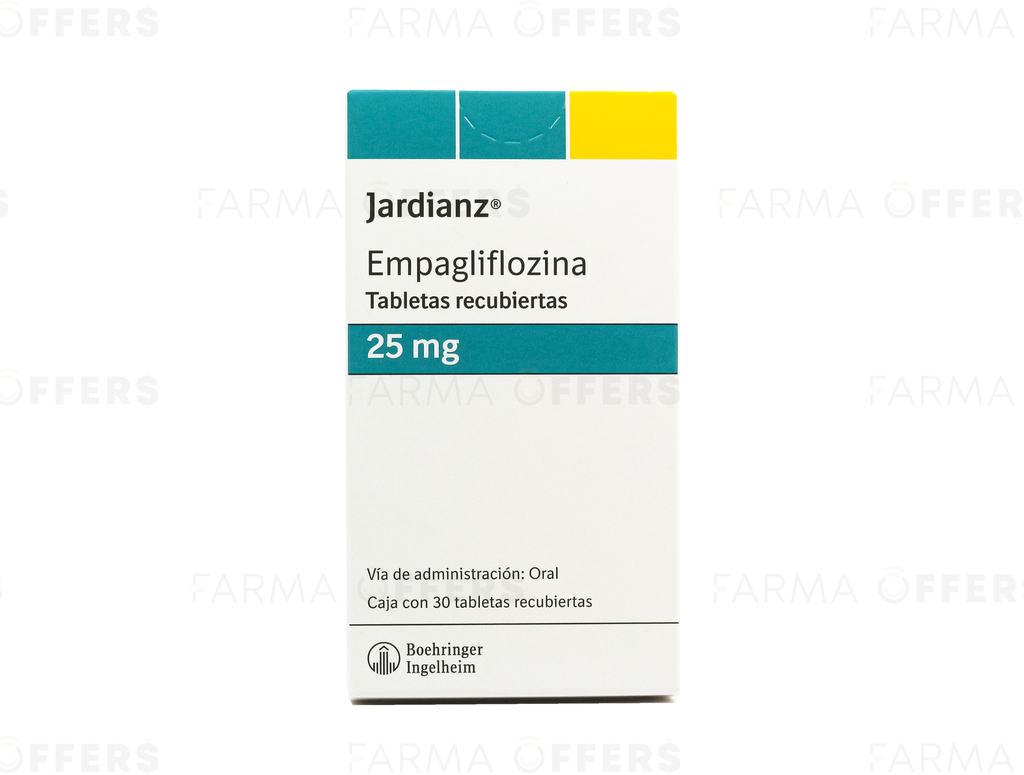 JARDIANZ TABL RECUBIE 25mg, 1 de 30