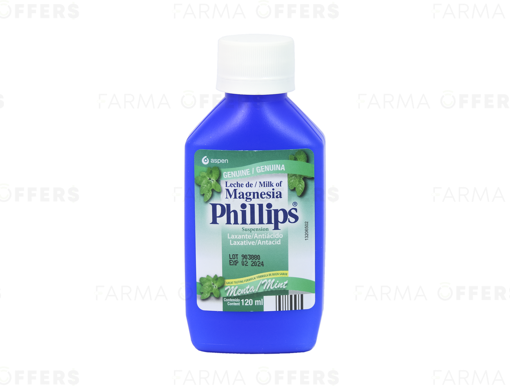 Leche Magnesia Phillips MENTA 120ML